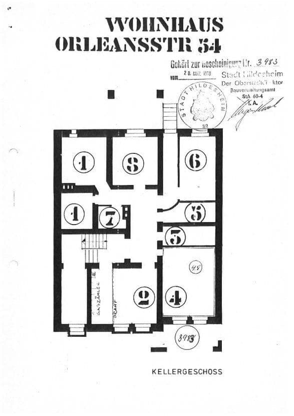 Pronájem bytu 3+1 94 m², Orleonstr. 54, Hildesheim, Dolní Sasko Pronájem bytu 3+1 94 m², Orleonstr. 54, Hildesheim, Dolní Sasko
