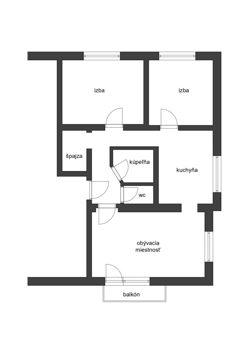 Prodej bytu 3+1 64 m², Nimnica, Trenčiansky kraj Prodej bytu 3+1 64 m², Nimnica, Trenčiansky kraj