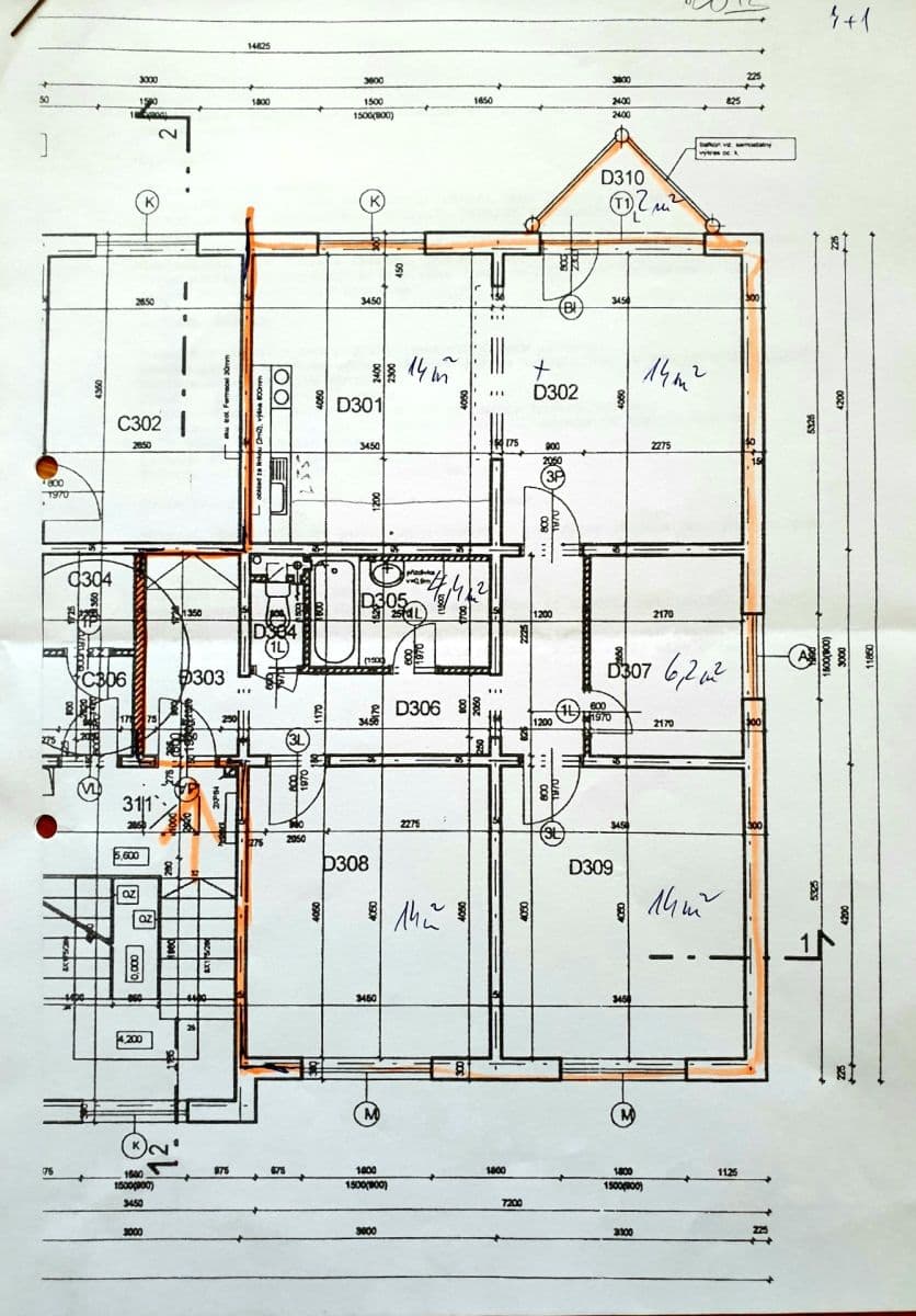 Pronájem bytu 4+1 82 m², Dandova, Praha, Praha Pronájem bytu 4+1 82 m², Dandova, Praha, Praha