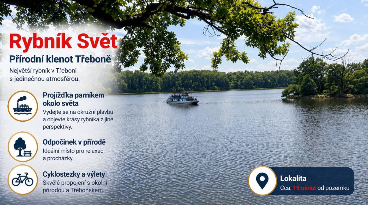 Prodej pozemku 4.800 m², Dukelská, Třeboň, Jihočeský kraj Prodej pozemku 4.800 m², Dukelská, Třeboň, Jihočeský kraj