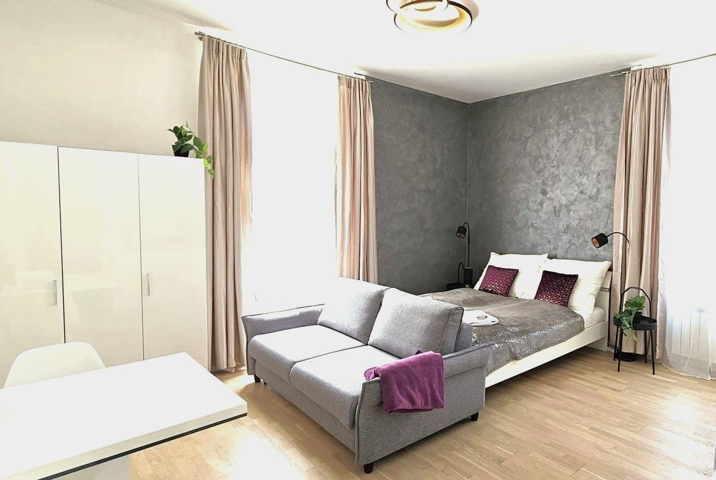 Pronájem bytu 1+kk 34 m², Washingtonova, Praha, Praha Pronájem bytu 1+kk 34 m², Washingtonova, Praha, Praha