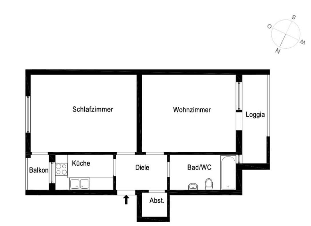 Pronájem bytu 2+1 58 m², Lenzfriederstrasse, München, Bavorsko Pronájem bytu 2+1 58 m², Lenzfriederstrasse, München, Bavorsko