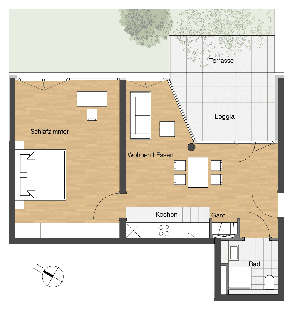 Pronájem bytu 2+1 60 m², Hauptstraße 4, Singen (Hohentwiel), Bádensko-Württembersko Pronájem bytu 2+1 60 m², Hauptstraße 4, Singen (Hohentwiel), Bádensko-Württembersko