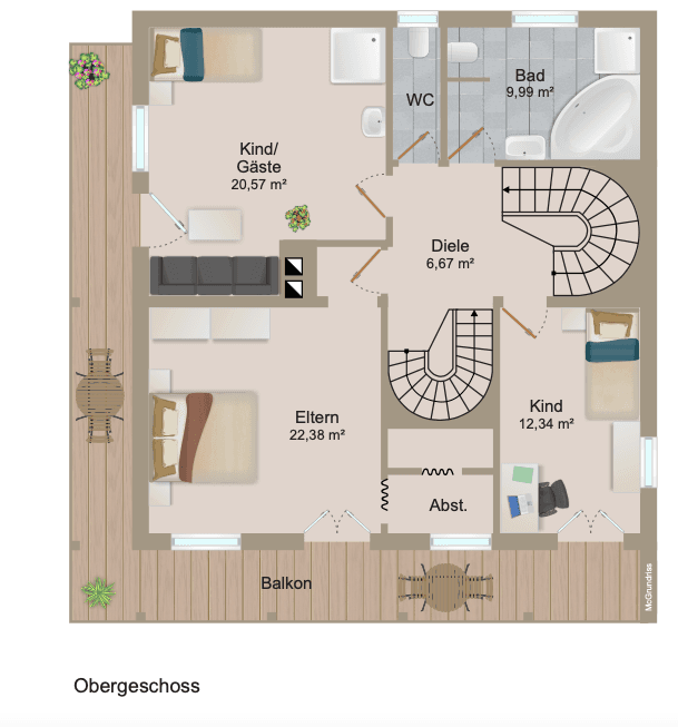 Pronájem domu 250 m², pozemek 908 m², Münsing, Bavorsko Pronájem domu 250 m², pozemek 908 m², Münsing, Bavorsko