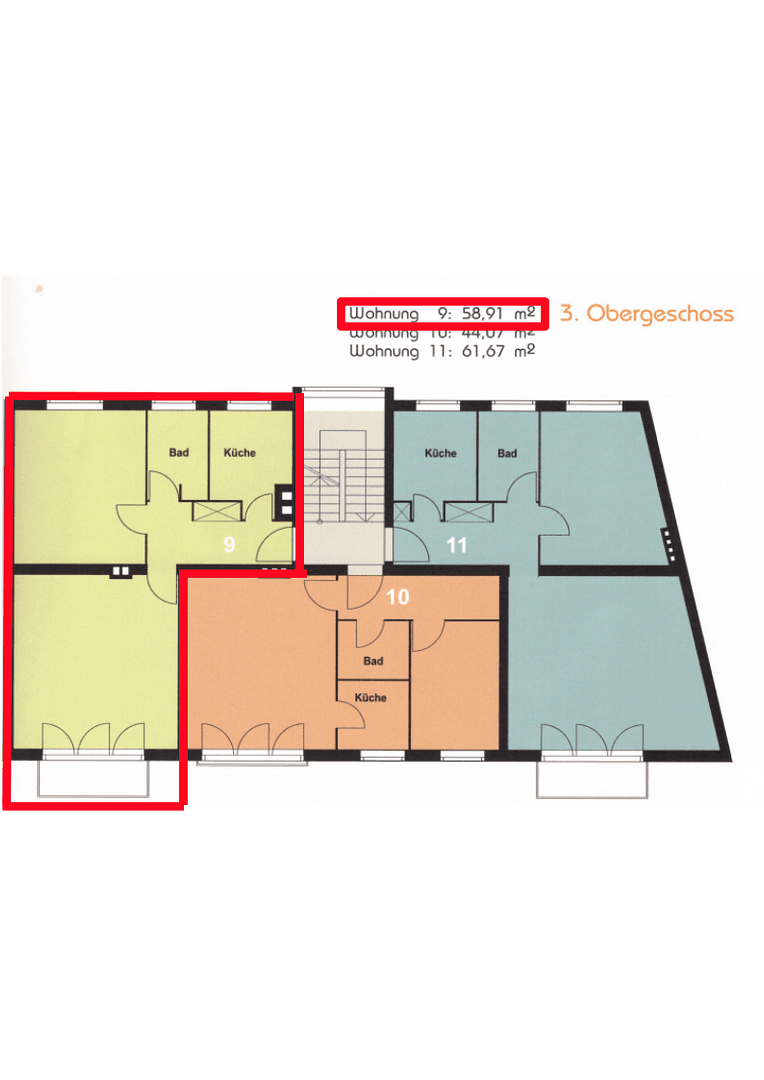 Prodej bytu 2+1 59 m², Horber Straße 8, Berlin, Berlín Prodej bytu 2+1 59 m², Horber Straße 8, Berlin, Berlín