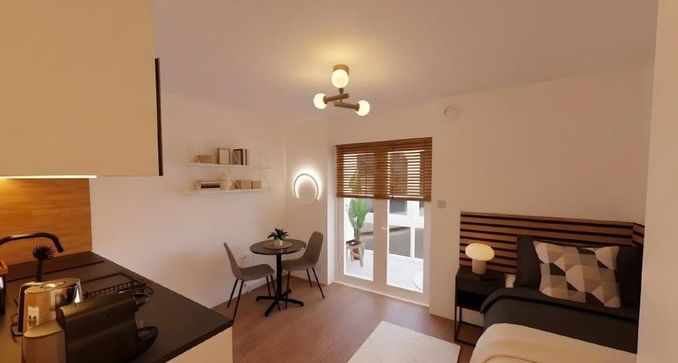 Pronájem bytu 1+1 21 m², Enzensbergerstr. 8, Markt Schwaben, Bavorsko Pronájem bytu 1+1 21 m², Enzensbergerstr. 8, Markt Schwaben, Bavorsko