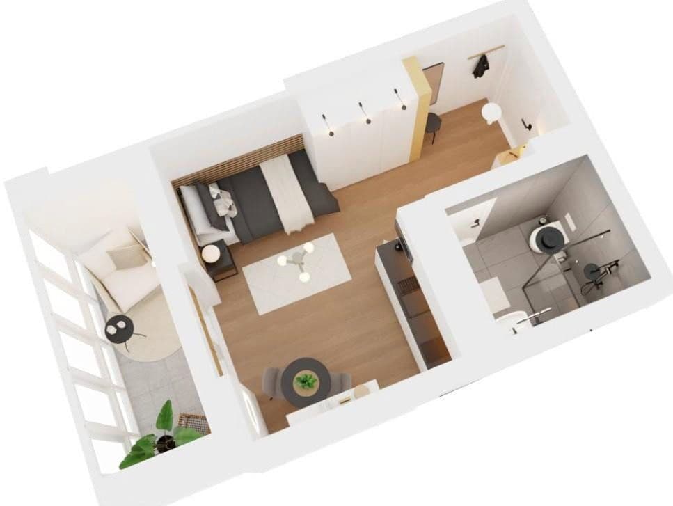 Pronájem bytu 1+1 21 m², Enzensbergerstr. 8, Markt Schwaben, Bavorsko Pronájem bytu 1+1 21 m², Enzensbergerstr. 8, Markt Schwaben, Bavorsko