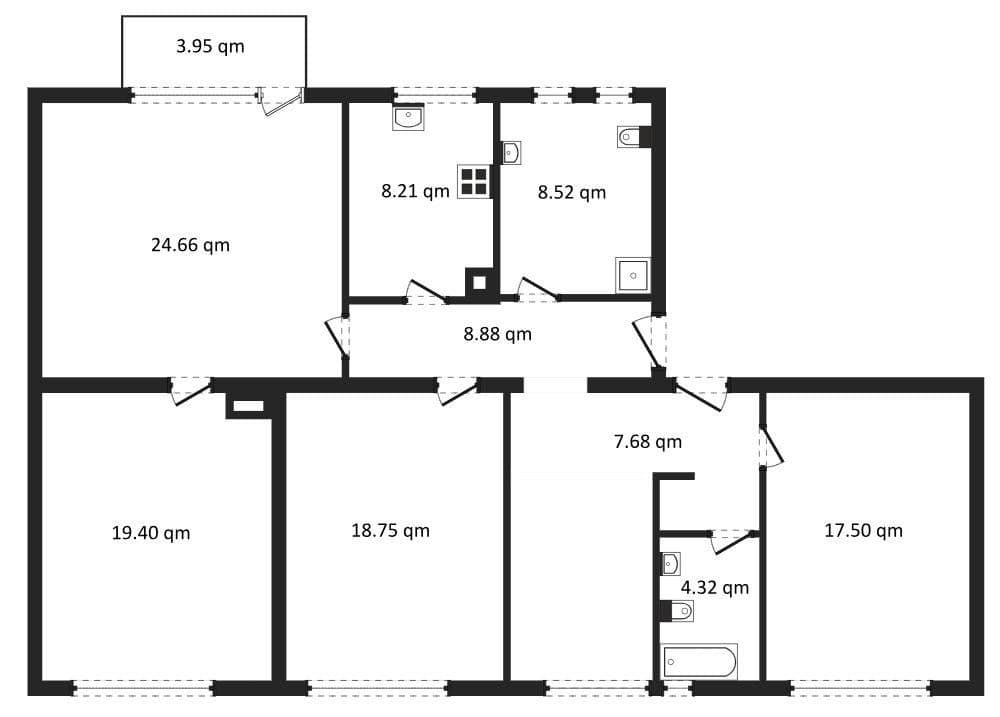 Pronájem bytu 5+1 126 m², Hohenstaufenstr. 56, Pforzheim, Bádensko-Württembersko Pronájem bytu 5+1 126 m², Hohenstaufenstr. 56, Pforzheim, Bádensko-Württembersko