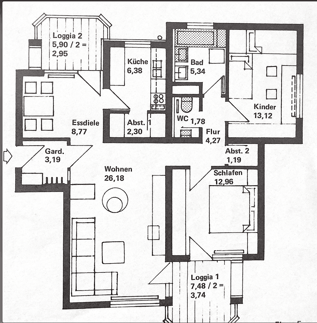 Prodej bytu 3+kk 92 m², Stettiner Str. 25, Korntal-Münchingen, Bádensko-Württembersko Prodej bytu 3+kk 92 m², Stettiner Str. 25, Korntal-Münchingen, Bádensko-Württembersko