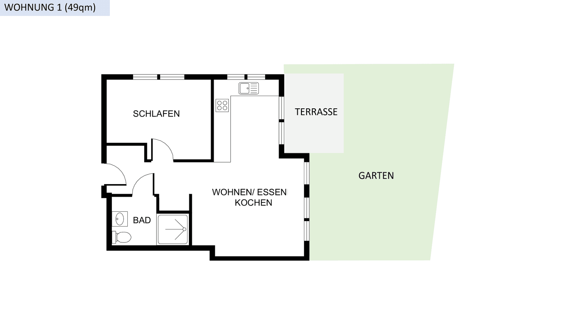Pronájem bytu 2+1 59 m², Bergisch Gladbach, Severní Porýní-Vestfálsko Pronájem bytu 2+1 59 m², Bergisch Gladbach, Severní Porýní-Vestfálsko