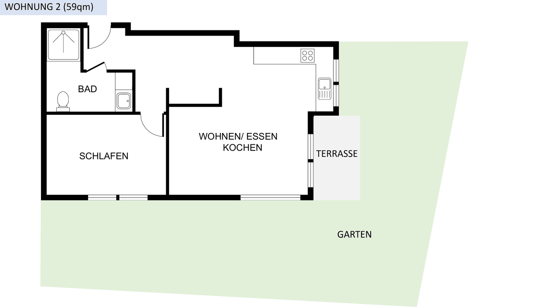 Pronájem bytu 2+1 59 m², Bergisch Gladbach, Severní Porýní-Vestfálsko Pronájem bytu 2+1 59 m², Bergisch Gladbach, Severní Porýní-Vestfálsko