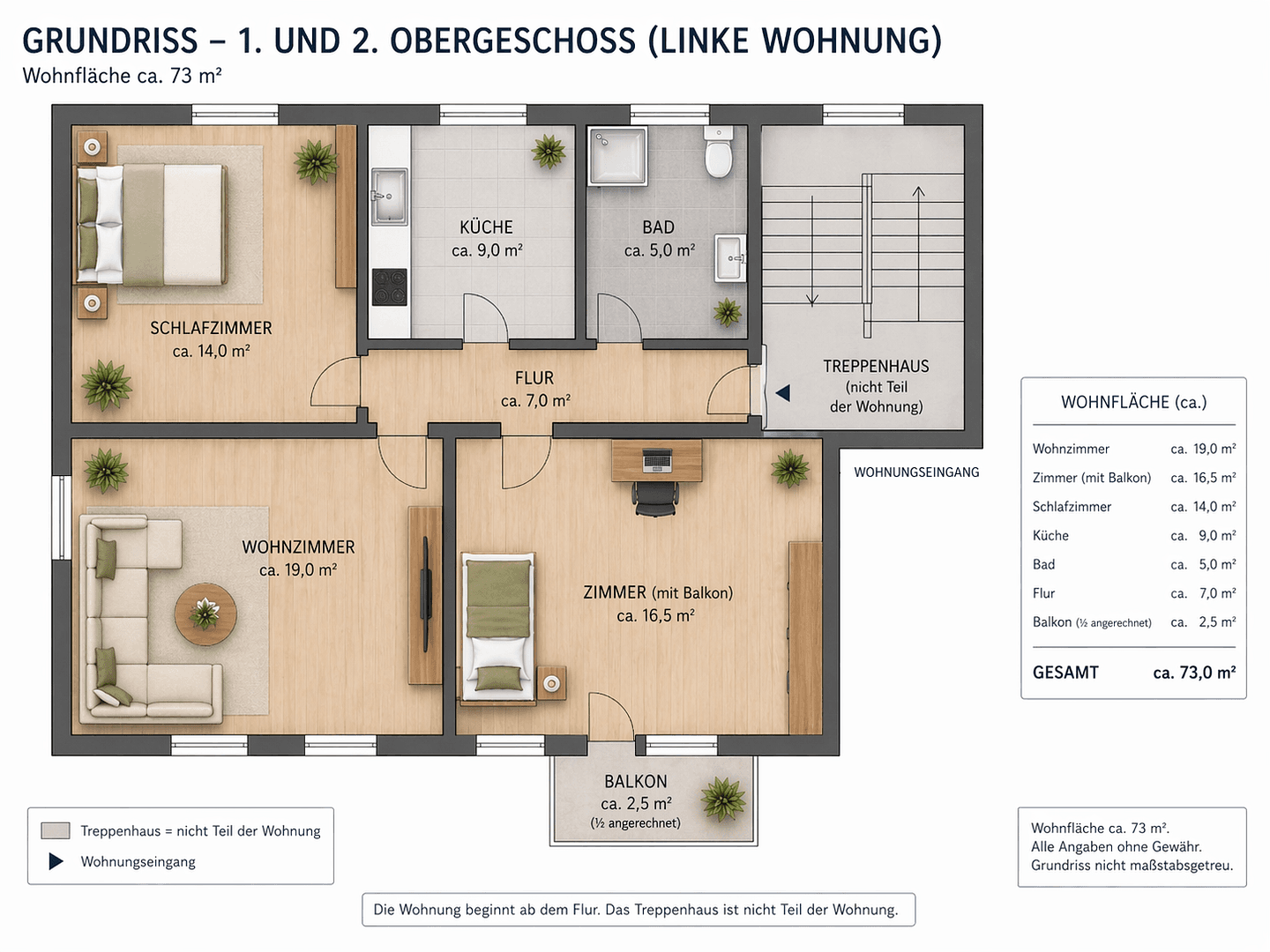 Pronájem bytu 3+1 73 m², Ansbacher Str. 26C, Gunzenhausen, Bavorsko Pronájem bytu 3+1 73 m², Ansbacher Str. 26C, Gunzenhausen, Bavorsko