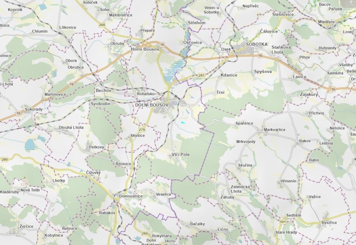 Prodej pozemku 2.628 m², Dolní Bousov, Středočeský kraj Prodej pozemku 2.628 m², Dolní Bousov, Středočeský kraj