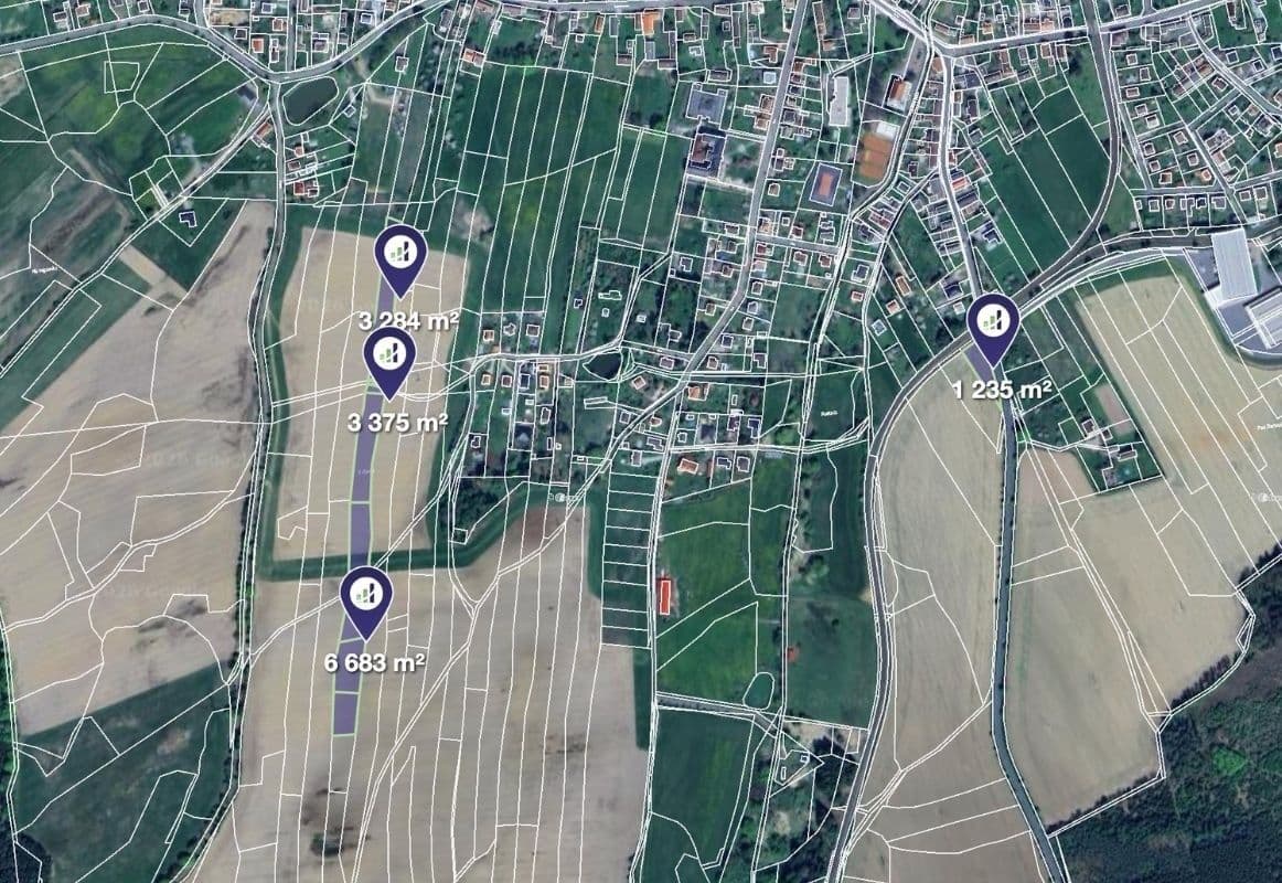 Prodej pozemku 20.493 m², Mirošov, Plzeňský kraj Prodej pozemku 20.493 m², Mirošov, Plzeňský kraj