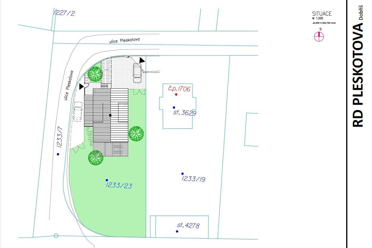 Prodej domu 152 m², pozemek 673 m², Pleskotova, Dobříš, Středočeský kraj Prodej domu 152 m², pozemek 673 m², Pleskotova, Dobříš, Středočeský kraj