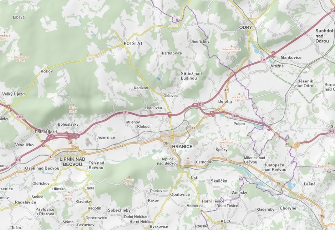 Prodej pozemku 43.911 m², Olšovec, Olomoucký kraj Prodej pozemku 43.911 m², Olšovec, Olomoucký kraj