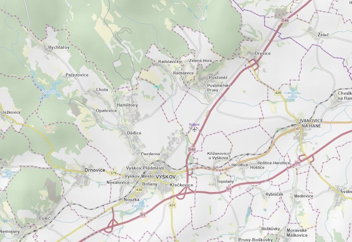 Prodej pozemku 7.855 m², Vyškov, Jihomoravský kraj Prodej pozemku 7.855 m², Vyškov, Jihomoravský kraj