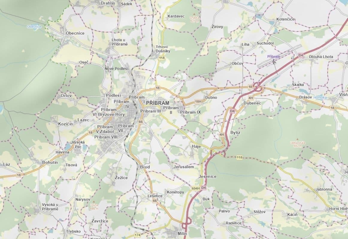 Prodej pozemku 1.669 m², Příbram, Středočeský kraj Prodej pozemku 1.669 m², Příbram, Středočeský kraj
