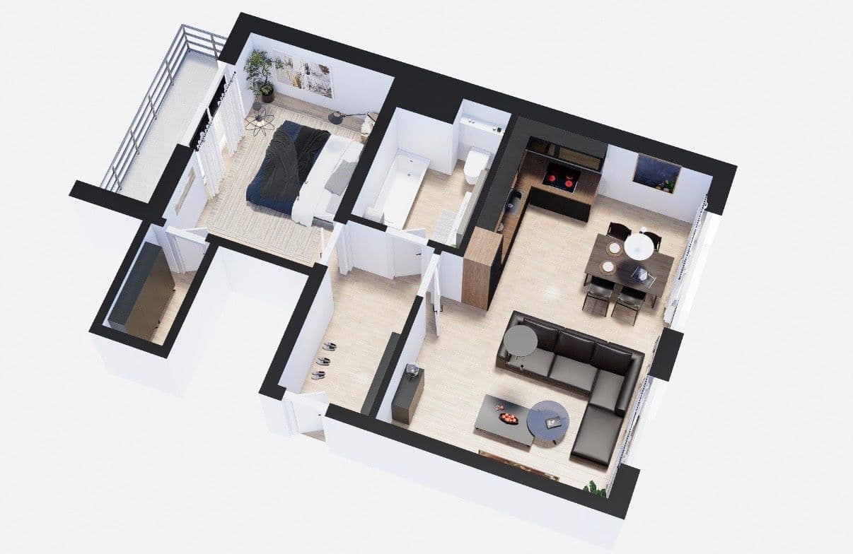 Prodej bytu 2+kk 78 m², Psárská, Praha, Praha Prodej bytu 2+kk 78 m², Psárská, Praha, Praha