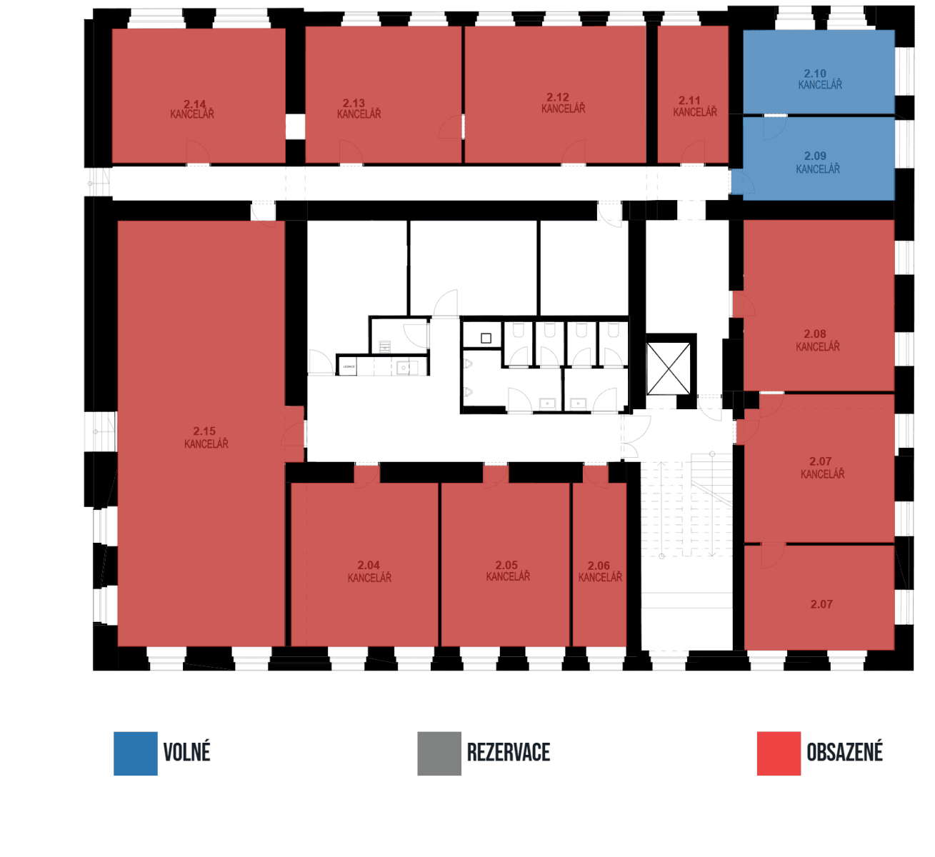 Pronájem kanceláře 35 m², Strakonická, Praha, Praha Pronájem kanceláře 35 m², Strakonická, Praha, Praha