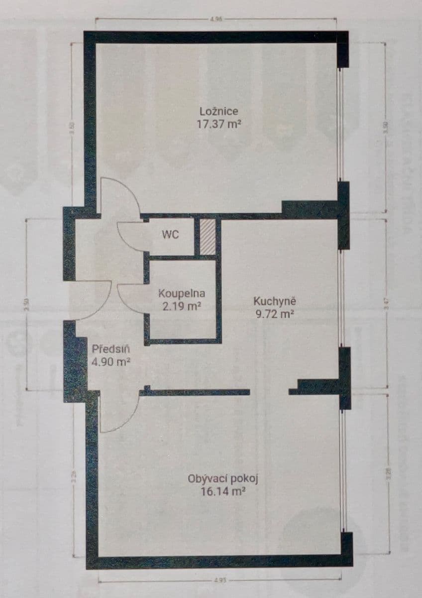 Pronájem bytu 2+1 52 m², Bezručova, Benešov, Středočeský kraj Pronájem bytu 2+1 52 m², Bezručova, Benešov, Středočeský kraj