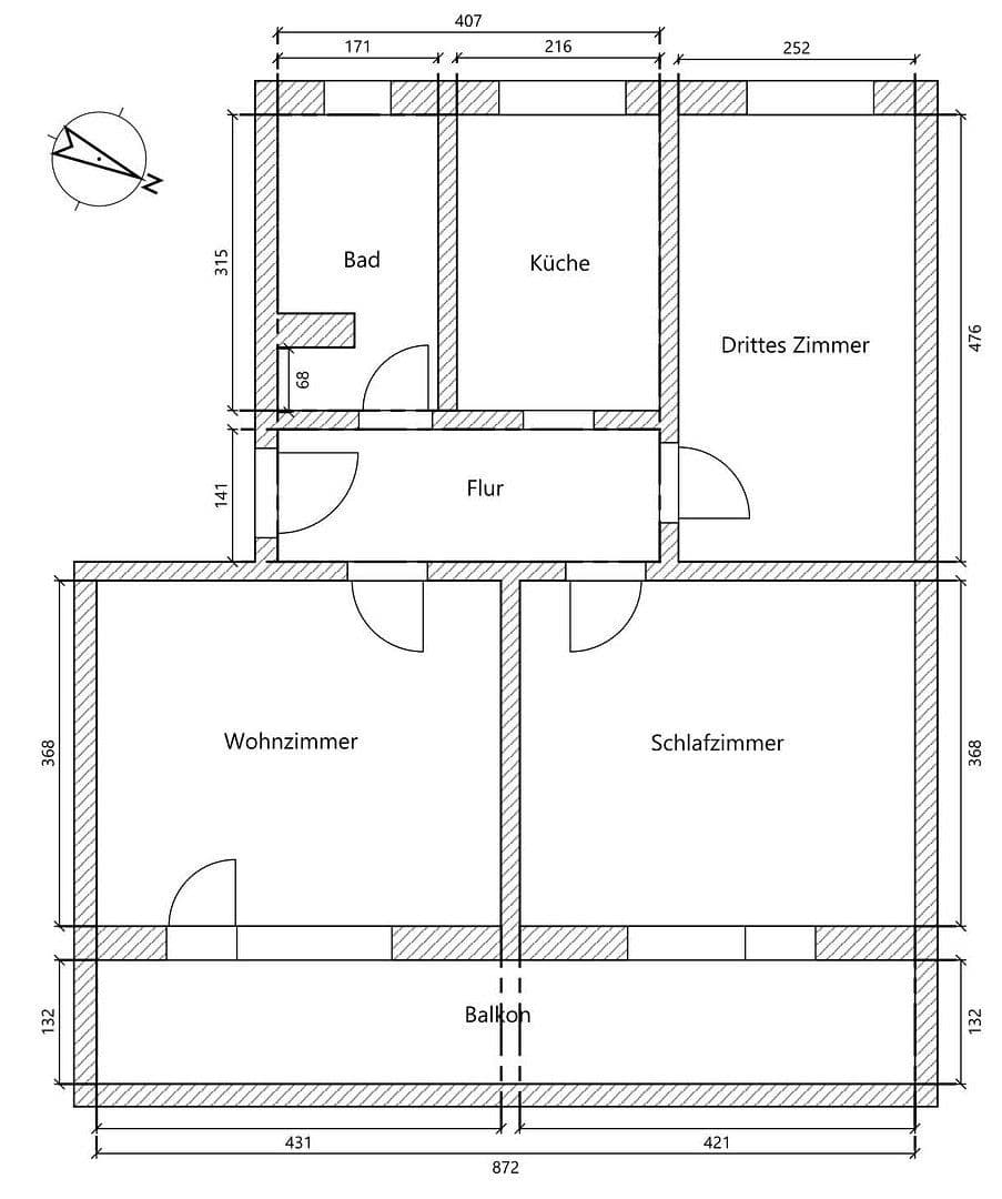 Prodej bytu 3+1 68 m², Nürnberg, Bavorsko Prodej bytu 3+1 68 m², Nürnberg, Bavorsko
