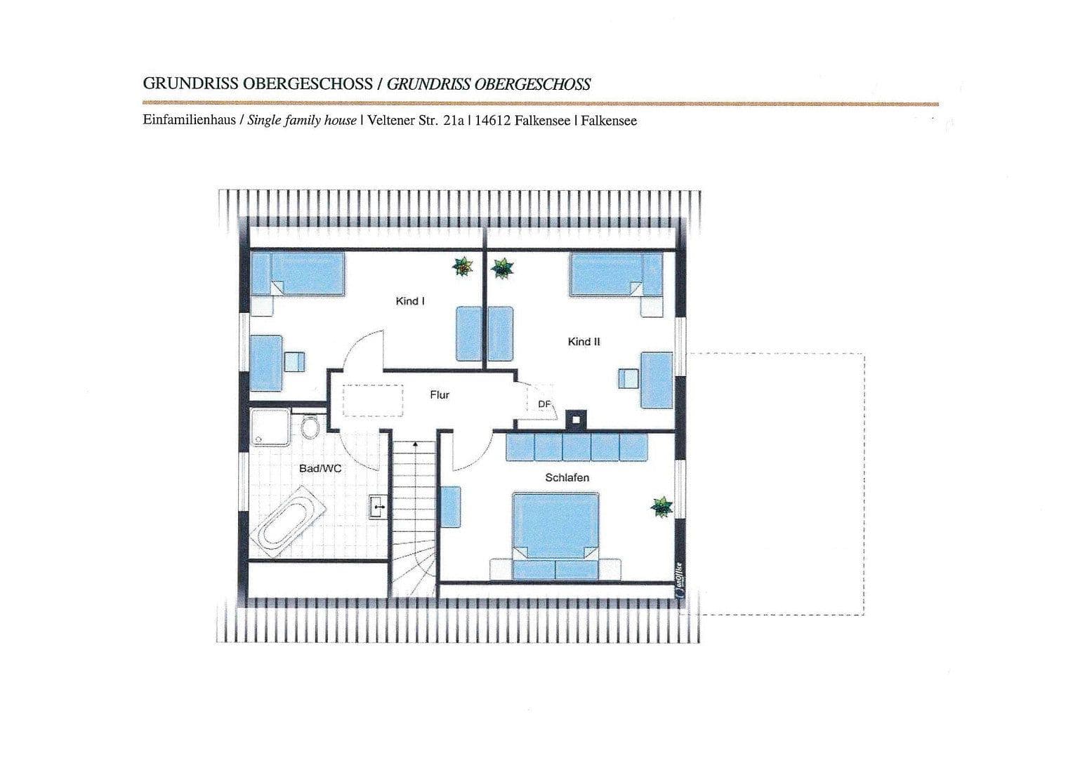 Prodej domu 134 m², pozemek 487 m², Falkensee, Braniborsko Prodej domu 134 m², pozemek 487 m², Falkensee, Braniborsko