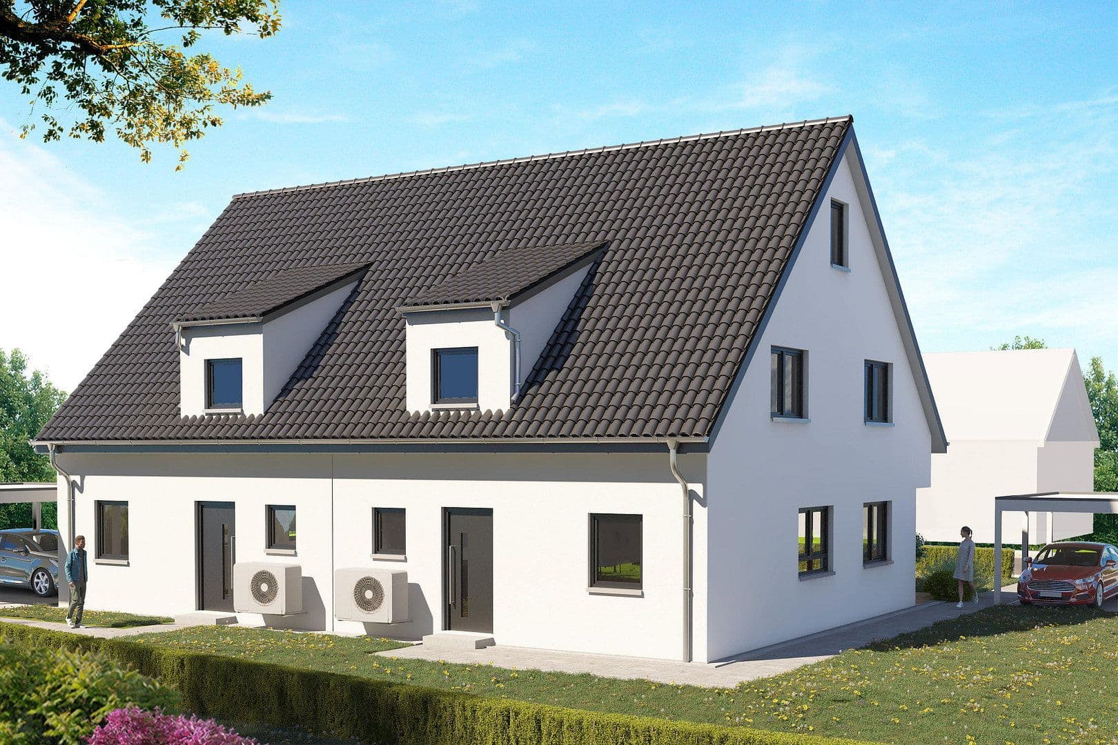 Prodej domu 152 m², pozemek 279 m², Nelkenstraße 18, Schwaig bei Nürnberg, Bavorsko Prodej domu 152 m², pozemek 279 m², Nelkenstraße 18, Schwaig bei Nürnberg, Bavorsko