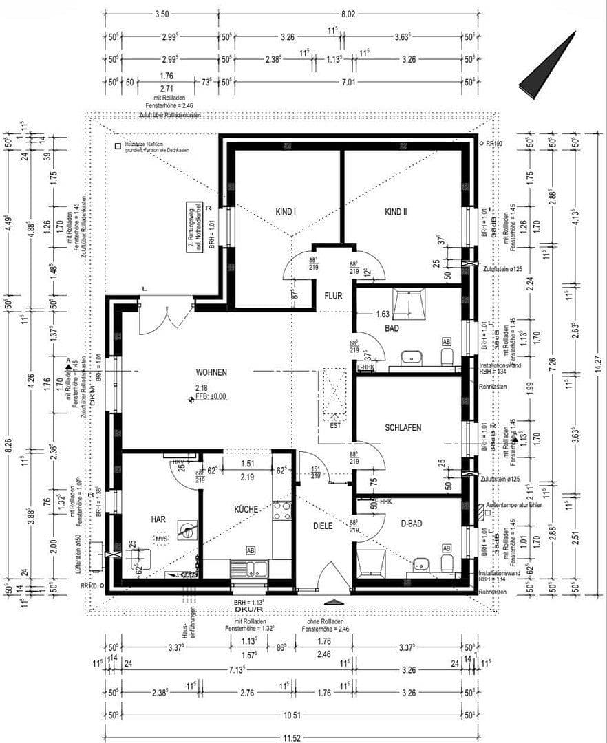 Prodej domu 125 m², pozemek 1.028 m², Neuenkirchen, Dolní Sasko Prodej domu 125 m², pozemek 1.028 m², Neuenkirchen, Dolní Sasko