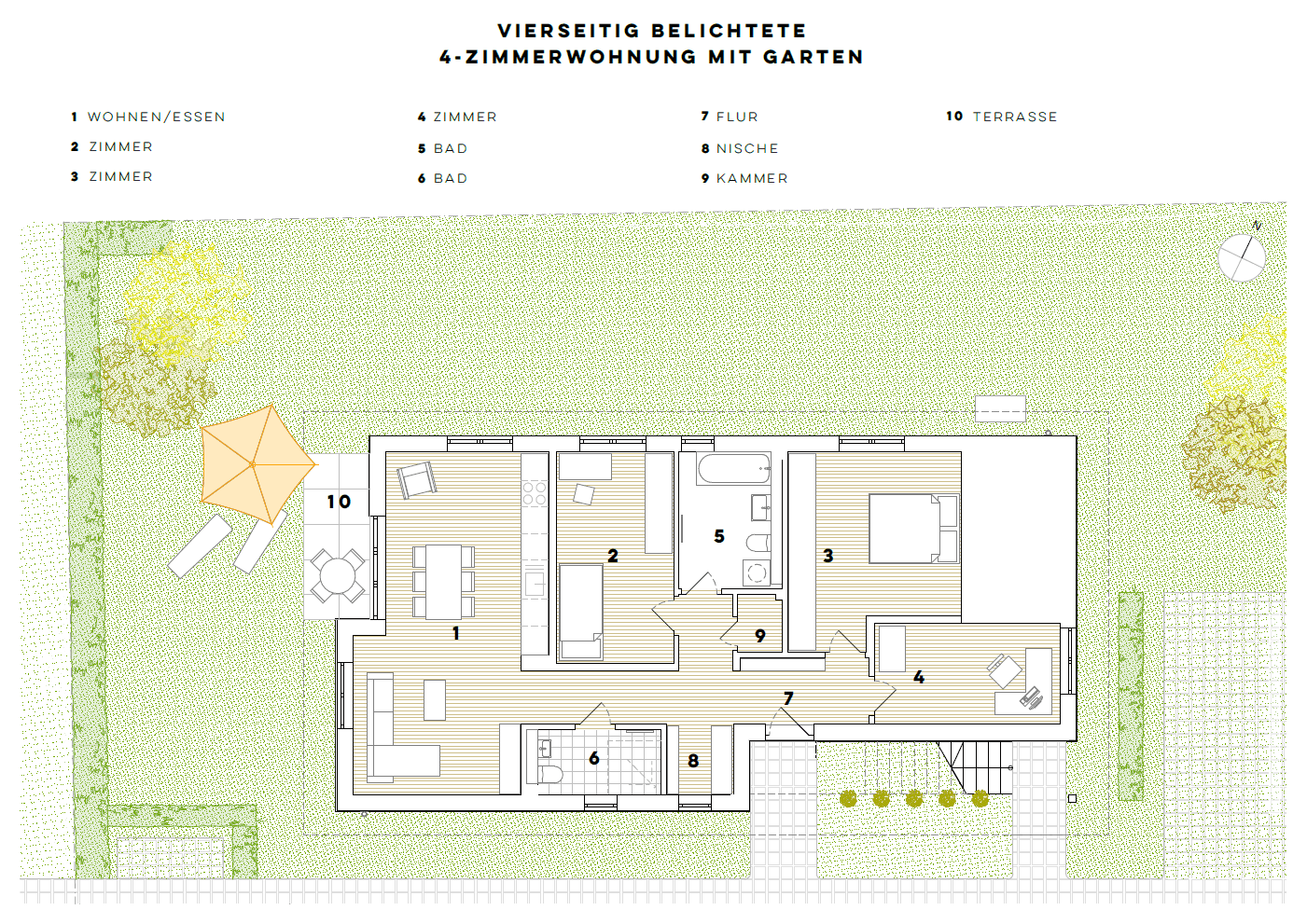 Pronájem bytu 4+1 98 m², Oderstraße 17, Bernau, Braniborsko Pronájem bytu 4+1 98 m², Oderstraße 17, Bernau, Braniborsko