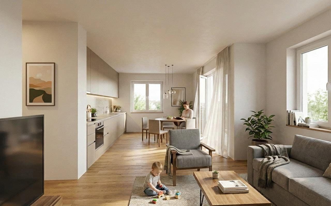 Pronájem bytu 4+1 98 m², Oderstraße 17, Bernau, Braniborsko Pronájem bytu 4+1 98 m², Oderstraße 17, Bernau, Braniborsko