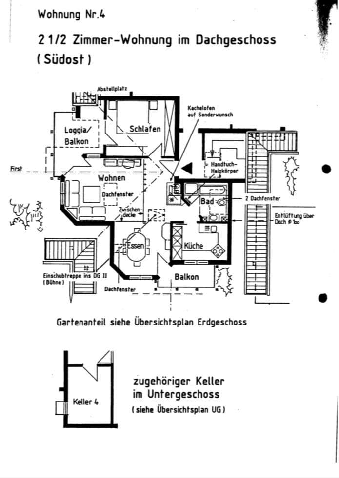Pronájem bytu 2+kk 70 m², Balingen, Bádensko-Württembersko Pronájem bytu 2+kk 70 m², Balingen, Bádensko-Württembersko
