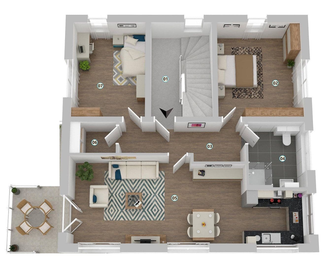 Pronájem bytu 3+1 87 m², Schrobenhausener Str. 32, Ingolstadt, Bavorsko Pronájem bytu 3+1 87 m², Schrobenhausener Str. 32, Ingolstadt, Bavorsko