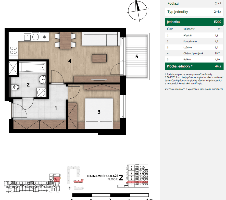 Pronájem bytu 2+kk 45 m², Arnošta Staňka, Praha, Praha Pronájem bytu 2+kk 45 m², Arnošta Staňka, Praha, Praha
