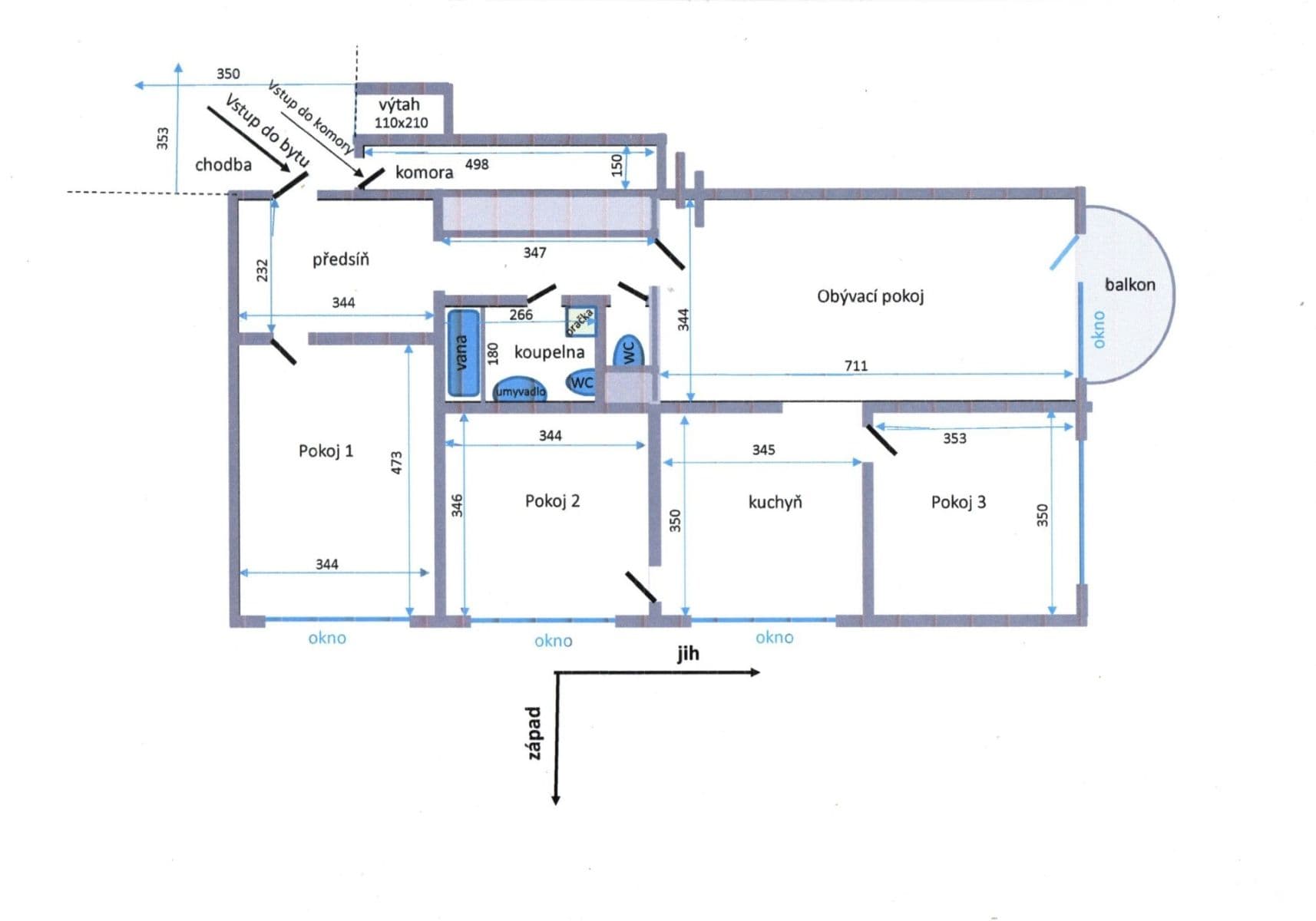 Prodej bytu 4+1 94 m², Staroměstská, České Budějovice, Jihočeský kraj Prodej bytu 4+1 94 m², Staroměstská, České Budějovice, Jihočeský kraj