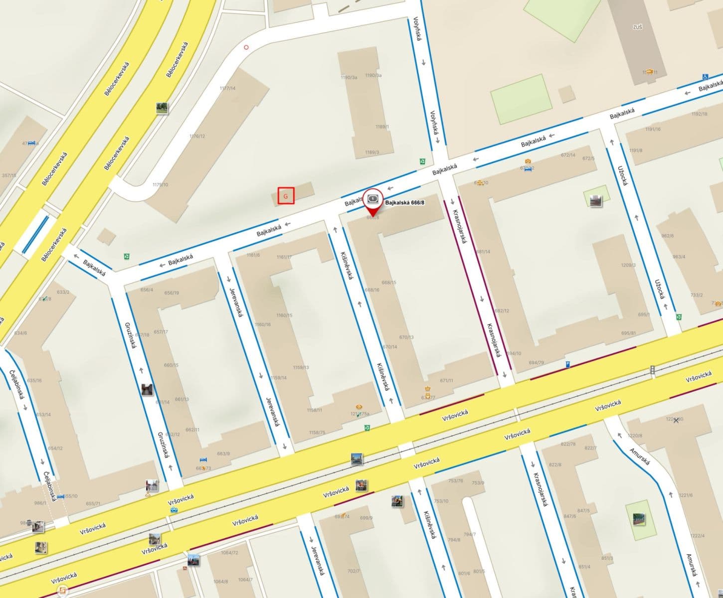 Pronájem garáže 17 m², Bajkalská, Praha, Praha Pronájem garáže 17 m², Bajkalská, Praha, Praha