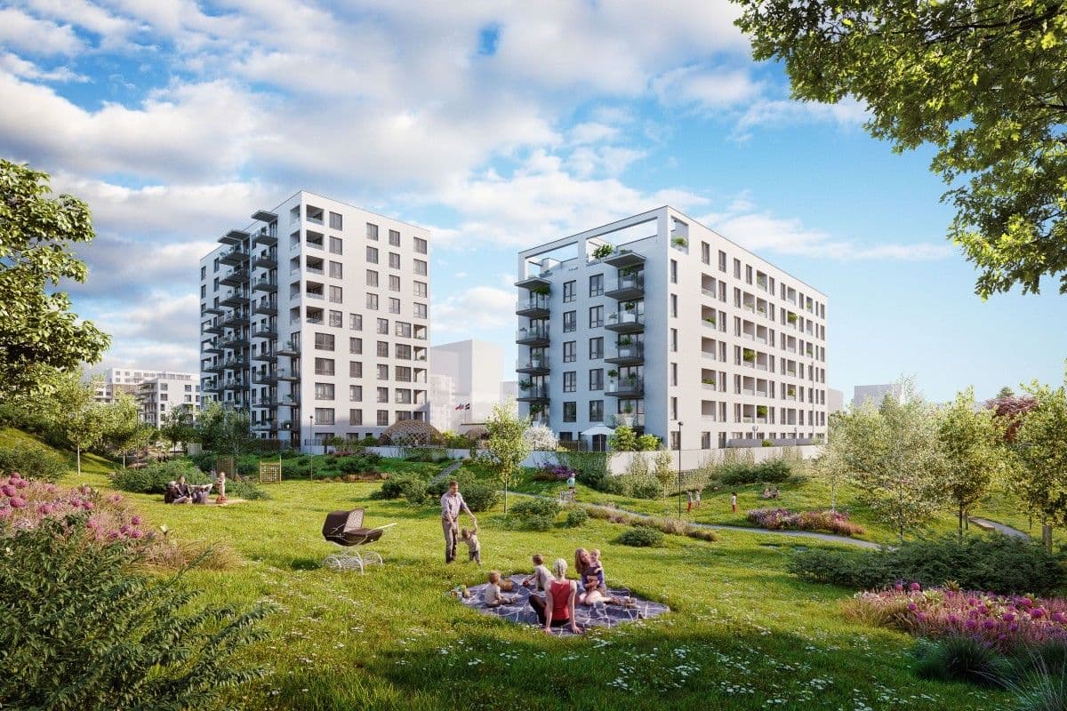 Pronájem bytu 1+kk 36 m², Pod Harfou, Praha, Praha Pronájem bytu 1+kk 36 m², Pod Harfou, Praha, Praha