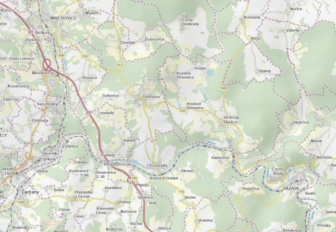 Prodej pozemku 2.365 m², Stříbrná Skalice, Středočeský kraj Prodej pozemku 2.365 m², Stříbrná Skalice, Středočeský kraj