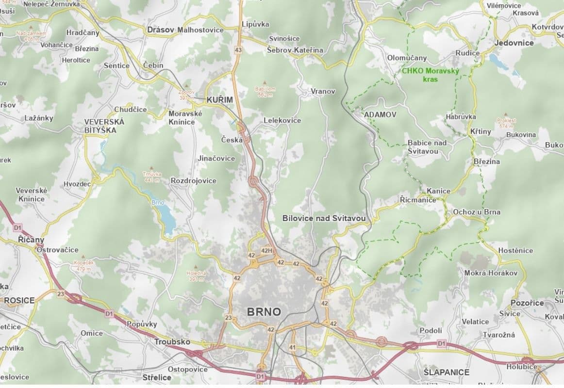 Prodej pozemku 7.094 m², Kuřim, Jihomoravský kraj Prodej pozemku 7.094 m², Kuřim, Jihomoravský kraj