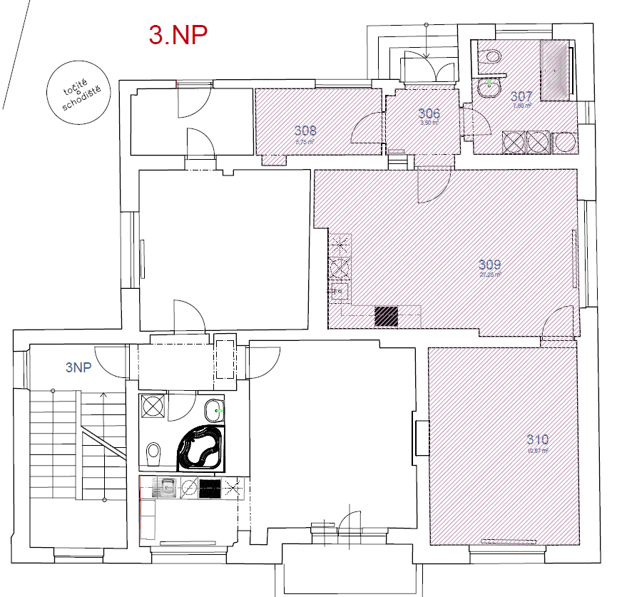 Pronájem bytu 3+kk 64 m², Pod Labuťkou, Praha, Praha Pronájem bytu 3+kk 64 m², Pod Labuťkou, Praha, Praha