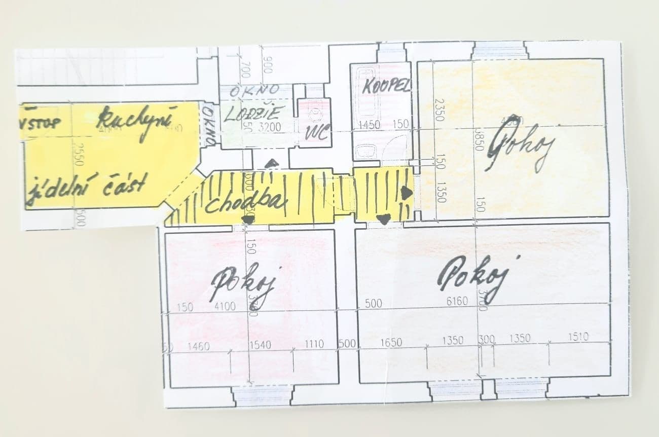Pronájem bytu 3+1 90 m², Krásova, Praha, Praha Pronájem bytu 3+1 90 m², Krásova, Praha, Praha