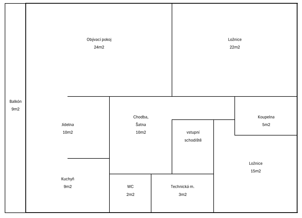 Pronájem bytu 3+1 100 m², Chudčice, Jihomoravský kraj Pronájem bytu 3+1 100 m², Chudčice, Jihomoravský kraj