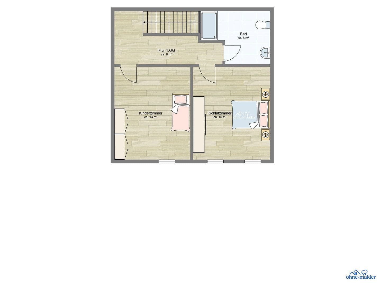 Pronájem bytu 3+1 86 m², Tremmener Straße 2, Nauen, Braniborsko Pronájem bytu 3+1 86 m², Tremmener Straße 2, Nauen, Braniborsko