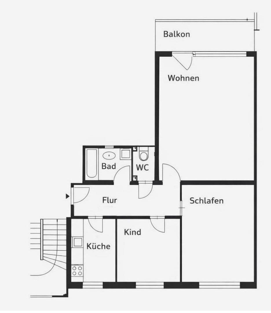 Pronájem bytu 3+1 78 m², Altmühlstraße, München, Bavorsko Pronájem bytu 3+1 78 m², Altmühlstraße, München, Bavorsko