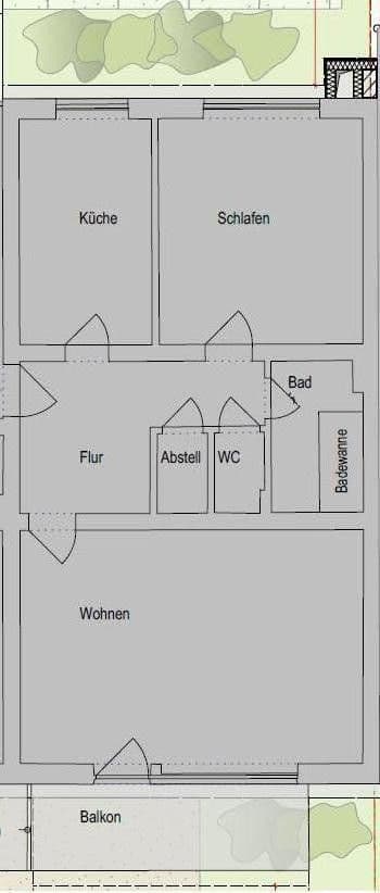 Pronájem bytu 2+kk 65 m², Alte Nürnberger Straße 57, Regensburg, Bavorsko Pronájem bytu 2+kk 65 m², Alte Nürnberger Straße 57, Regensburg, Bavorsko