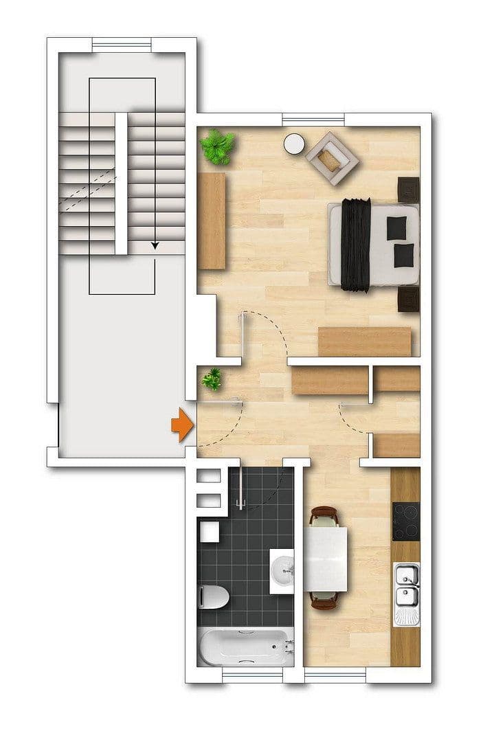 Prodej bytu 2+1 41 m², Hauptstr. 1b, Landstuhl, Porýní-Falc Prodej bytu 2+1 41 m², Hauptstr. 1b, Landstuhl, Porýní-Falc