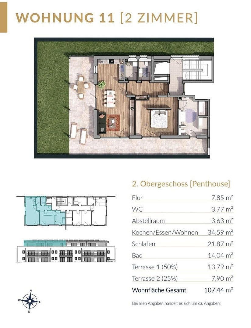 Prodej bytu 2+1 108 m², Löwenzahnstraße 5, Julbach, Bavorsko Prodej bytu 2+1 108 m², Löwenzahnstraße 5, Julbach, Bavorsko