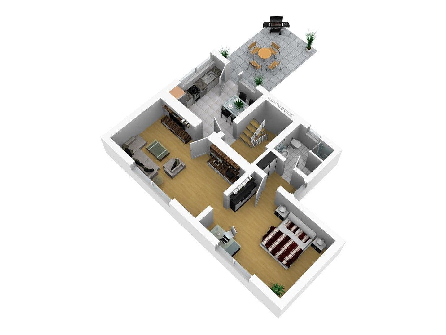 Pronájem bytu 2+1 63 m², Josefstr. 7, Siegburg, Severní Porýní-Vestfálsko Pronájem bytu 2+1 63 m², Josefstr. 7, Siegburg, Severní Porýní-Vestfálsko