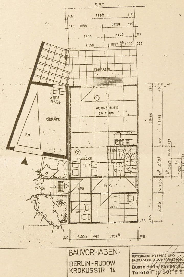 Prodej domu 120 m², pozemek 341 m², Krokusstraße 14, Berlin-Rudow, Berlín Prodej domu 120 m², pozemek 341 m², Krokusstraße 14, Berlin-Rudow, Berlín