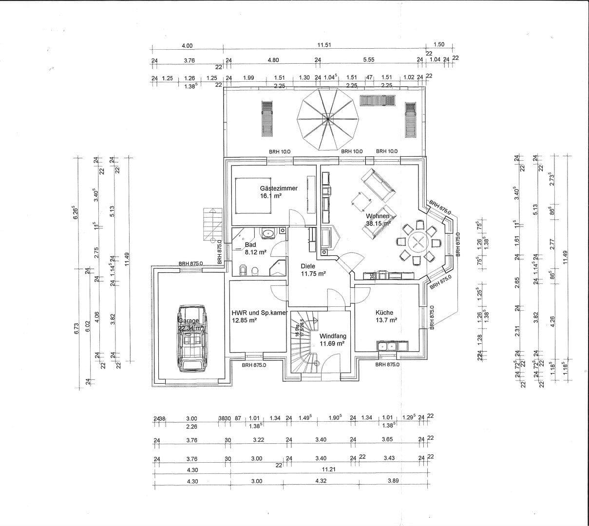 Prodej domu 275 m², pozemek 690 m², Gensingen, Porýní-Falc Prodej domu 275 m², pozemek 690 m², Gensingen, Porýní-Falc